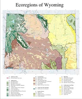Level III and IV Ecoregions of Wyoming