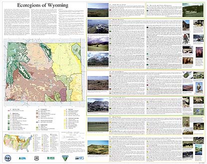 Ecoregions of Wyoming--poster front side